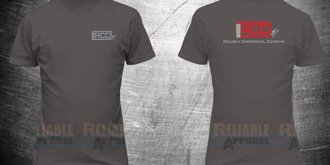 RCC Janitorial T-Shirt design, Reliable Apparel